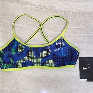 Nike bikini top reversible girls 10 NWT
